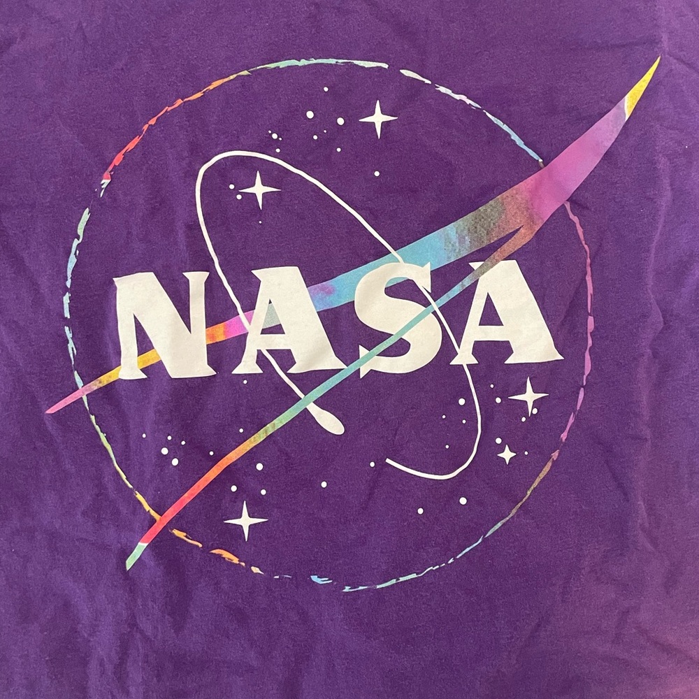 NASA Purple Crop Top